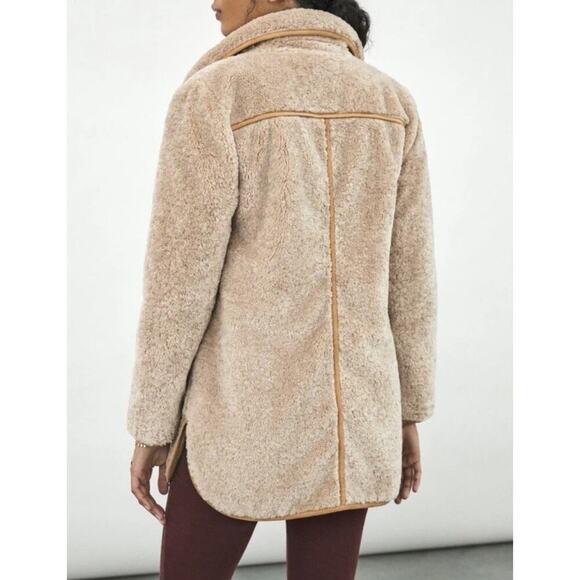 Anthropologie Amina Sherpa Jacket Womens Size XS - Picture 3 of 13